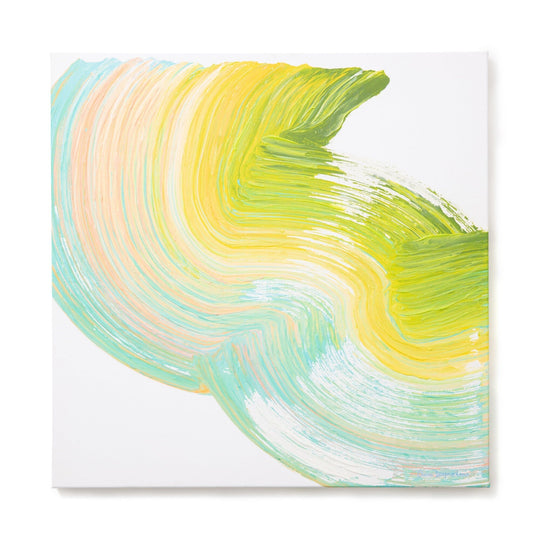 Painting Art Board Wave Medium Blue