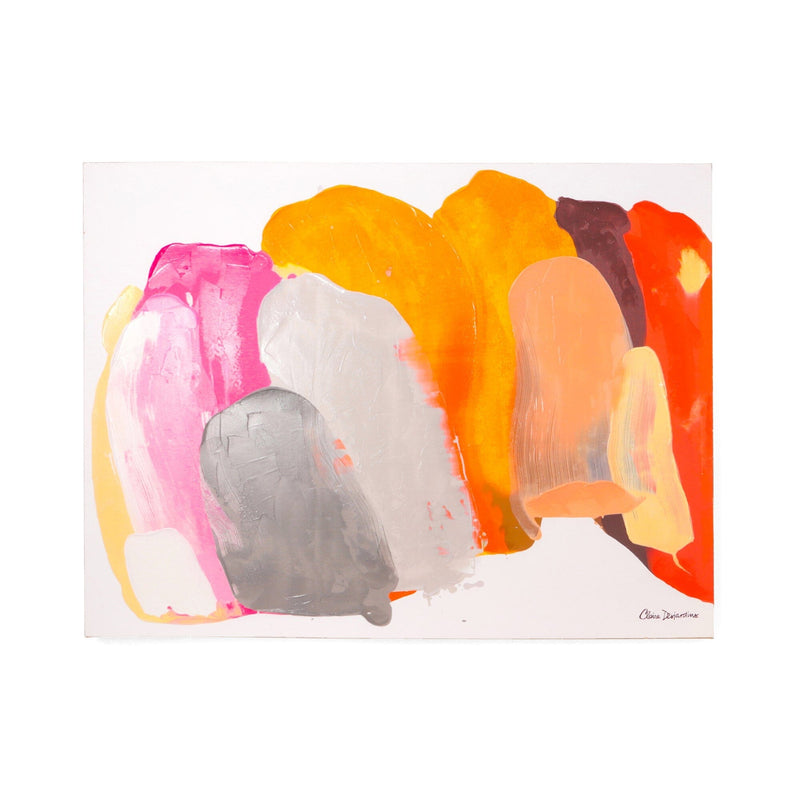 Painting Art Board Color Large Orange