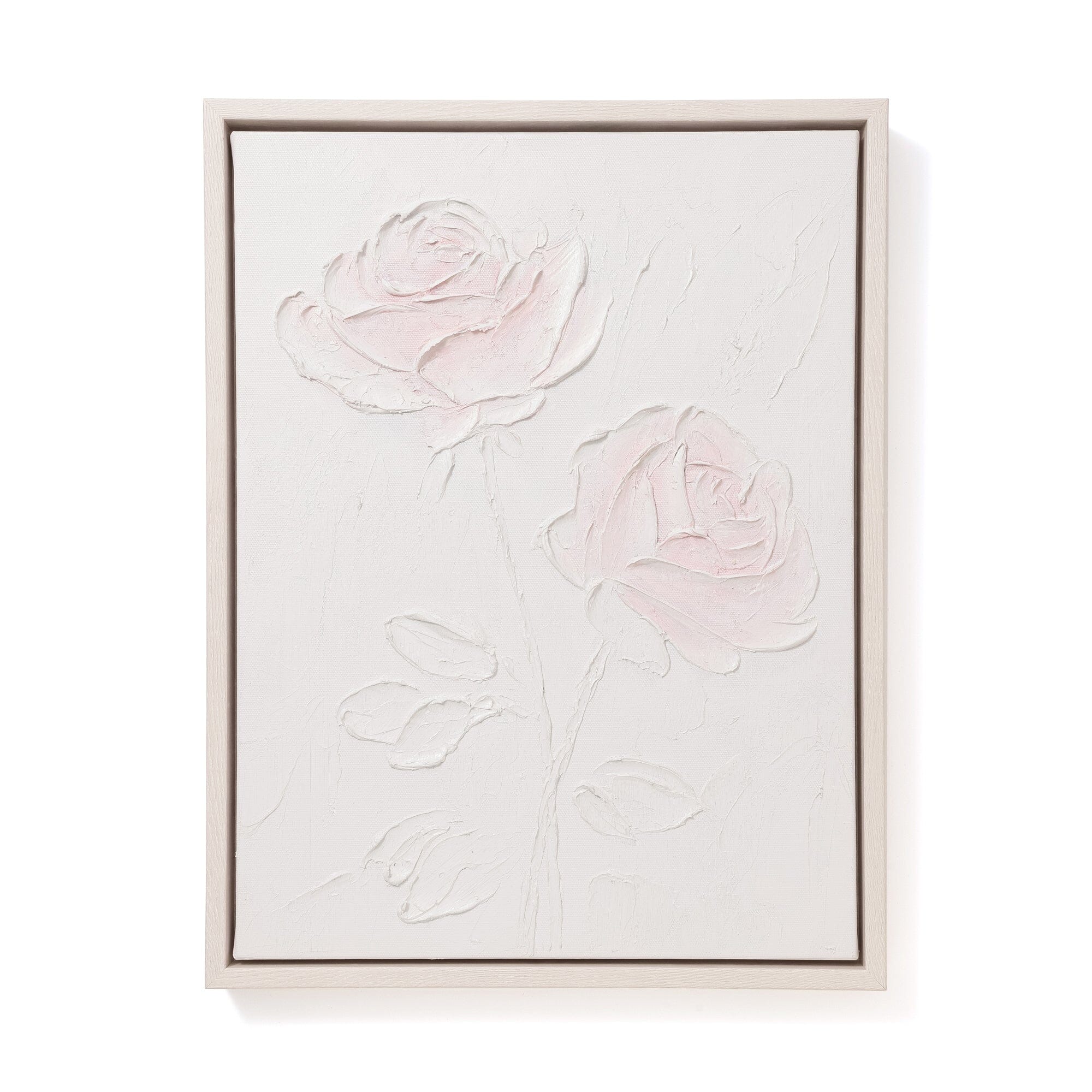 White Rose Art Board Pink