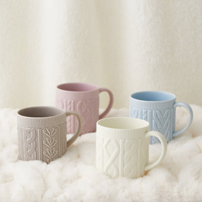 Knit Mug Brown