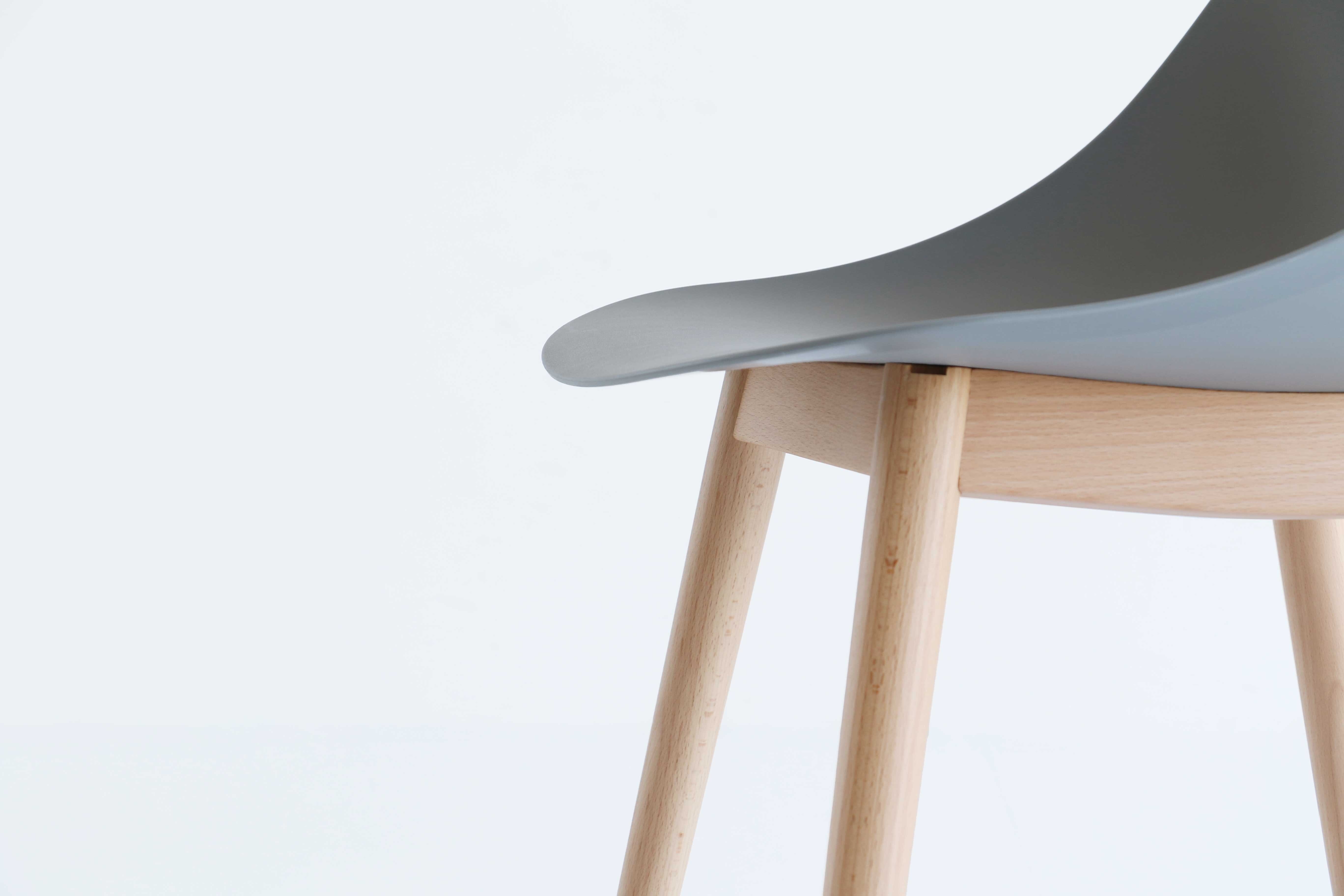 Chair Wood Gray