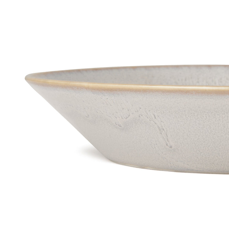 Minoyaki Irodori Deep Plate  Light Gray