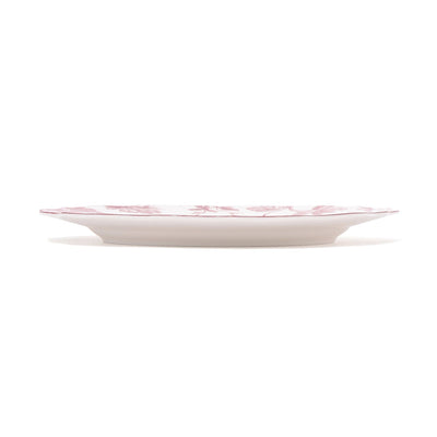 CLASSIC FLOWER PLATE LARGE RED