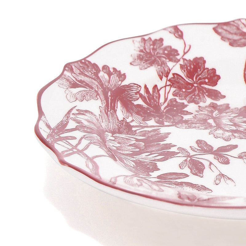 CLASSIC FLOWER PLATE MEDIUM RED