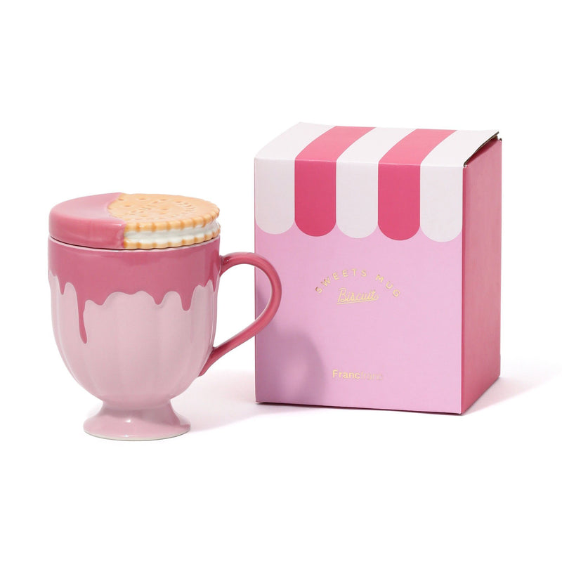 SWEETS MUG BISCUIT PINK