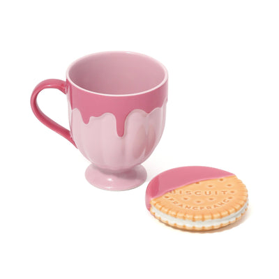 SWEETS MUG BISCUIT PINK