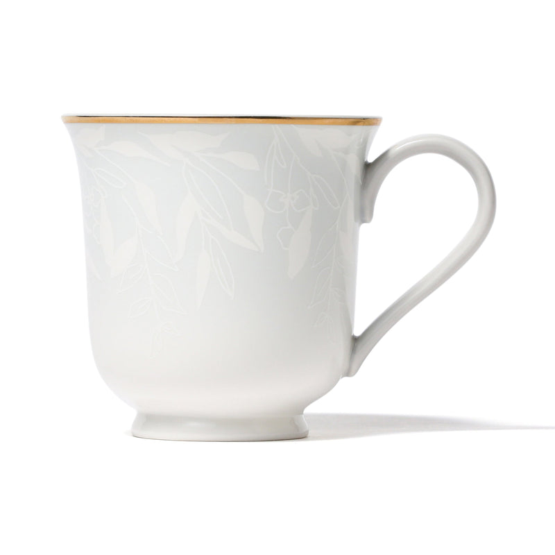 GS PAIR MUG FLOWER & LEAF