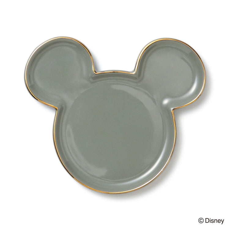DISNEY PAIR MUG FACE PLATE PINK x GRAY
