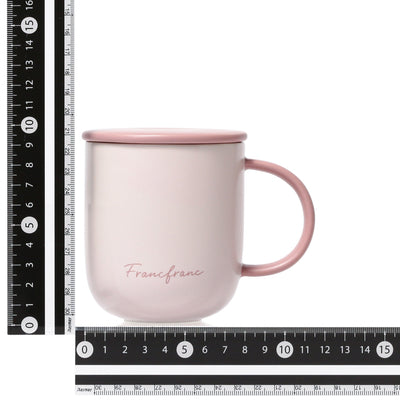 LOGO MUG WITH LID PINK