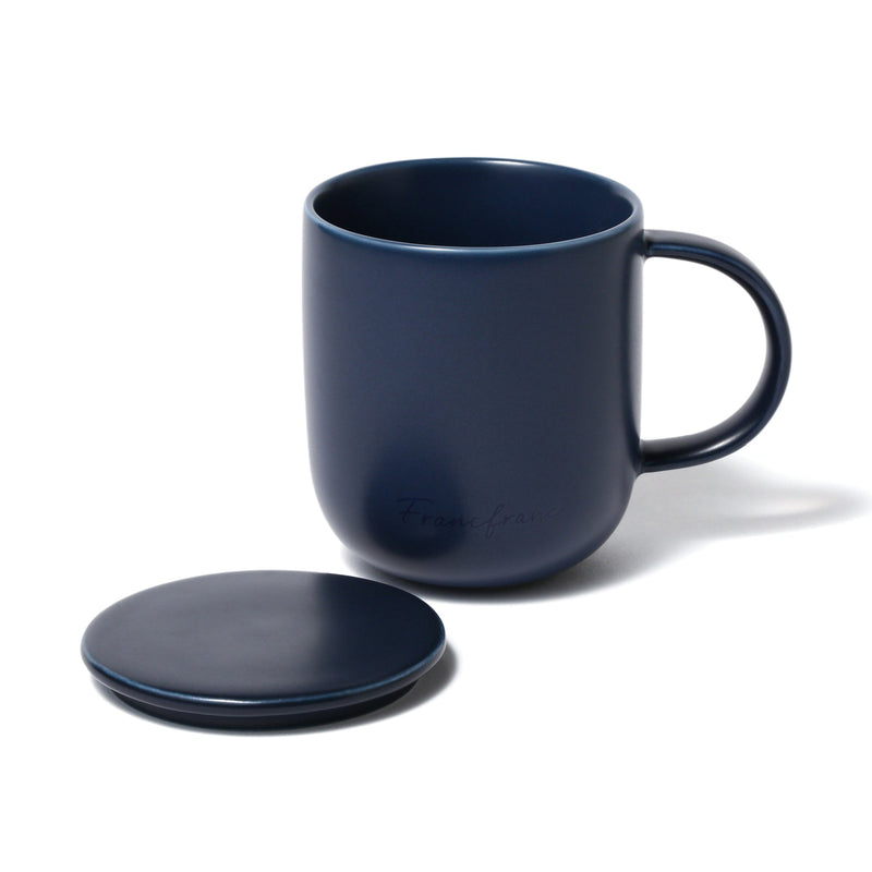 LOGO MUG WITH LID NAVY