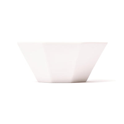 Blanche Bowl Small Octagon  White