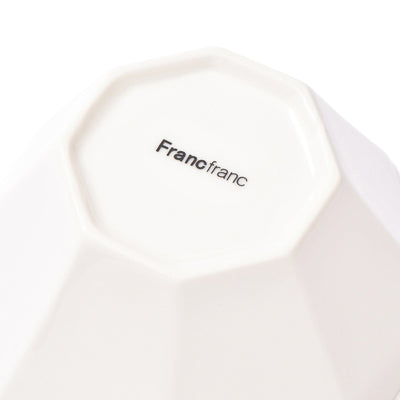 Blanche Bowl Small Octagon  White