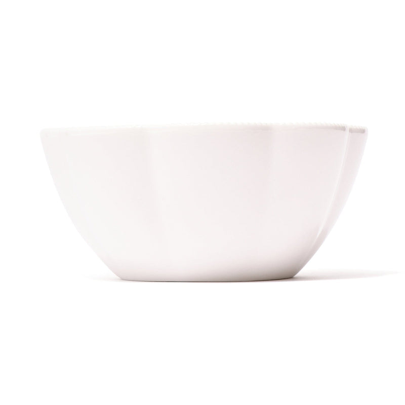 Blanche Bowl Medium Flower  White