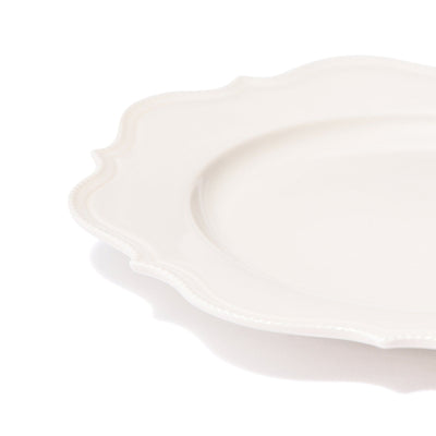 Blanche Plate Small Wave  White