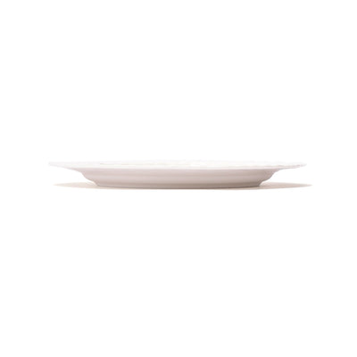 Blanche Plate Small Cross  White