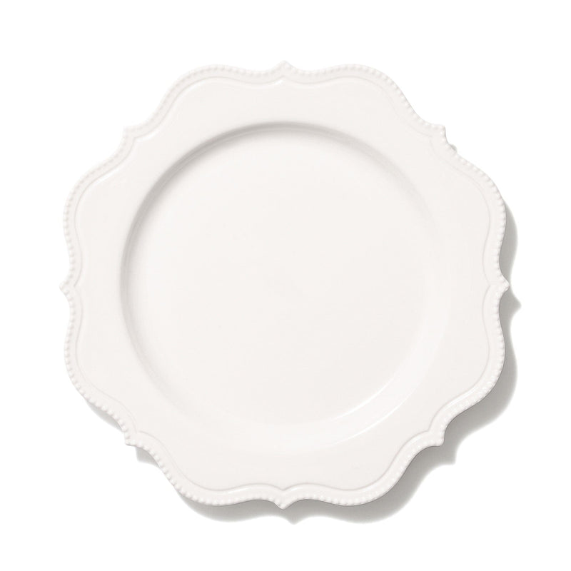 Blanche Plate Medium Wave  White