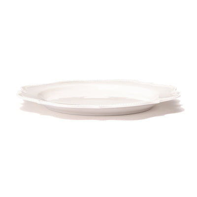 Blanche Plate Medium Wave  White