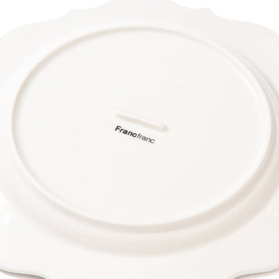 Blanche Plate Medium Wave  White