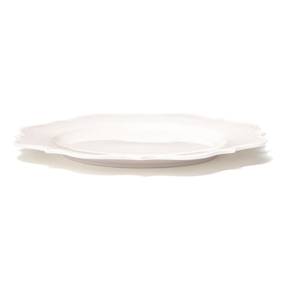 Blanche Plate Large Wave  White