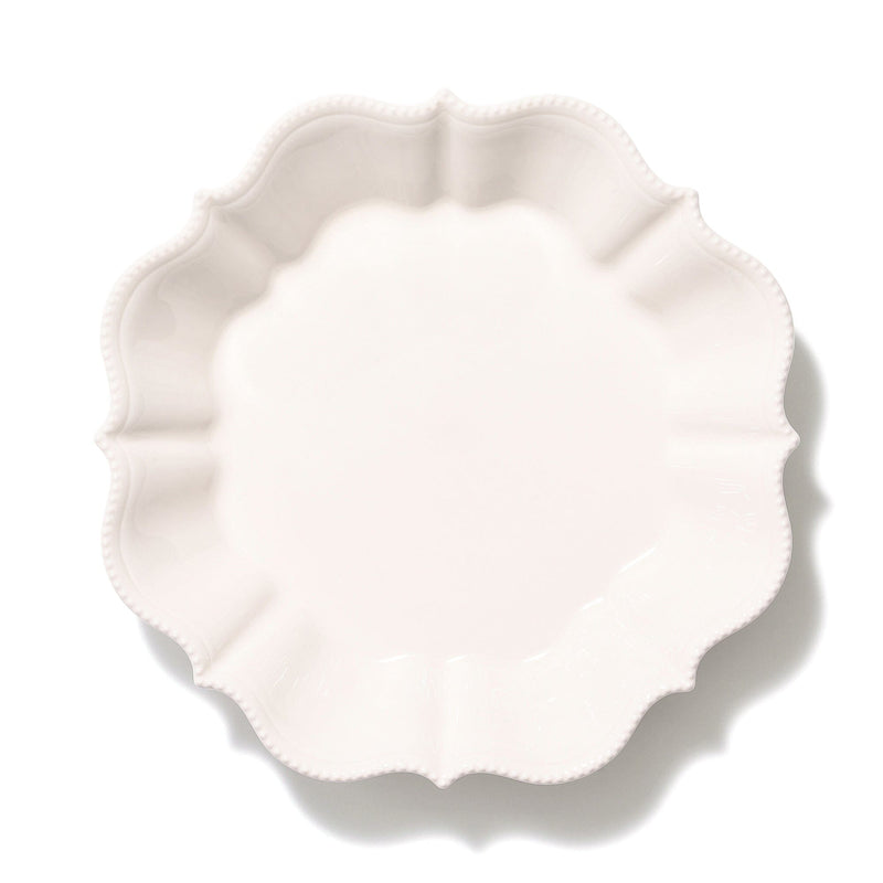 Blanche Deep Plate Wave  White