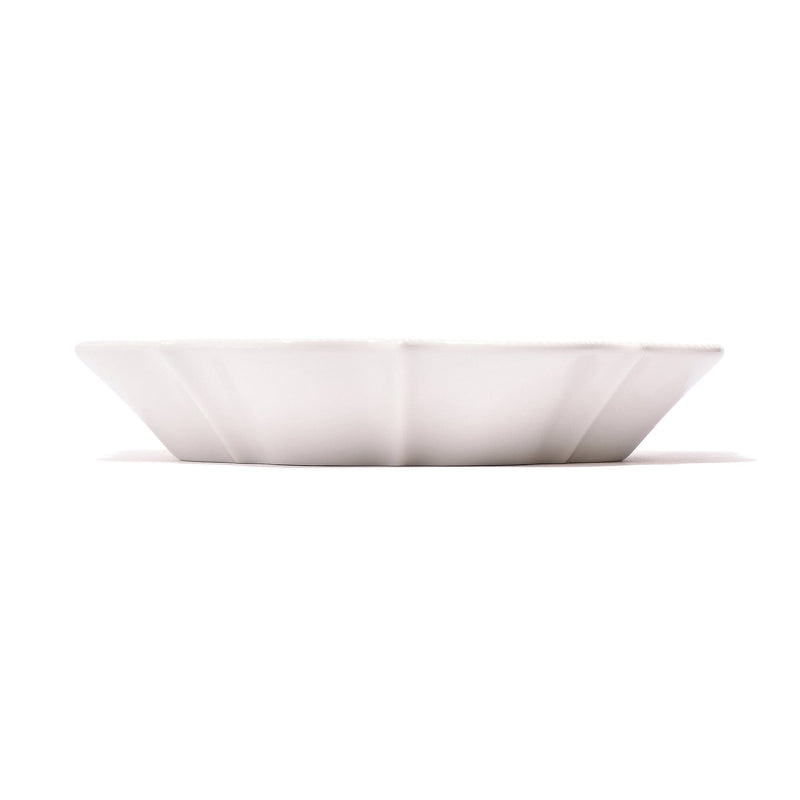 Blanche Deep Plate Wave  White