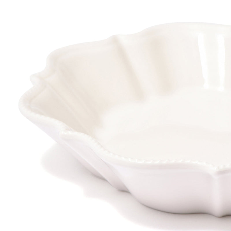 Blanche Deep Plate Wave  White