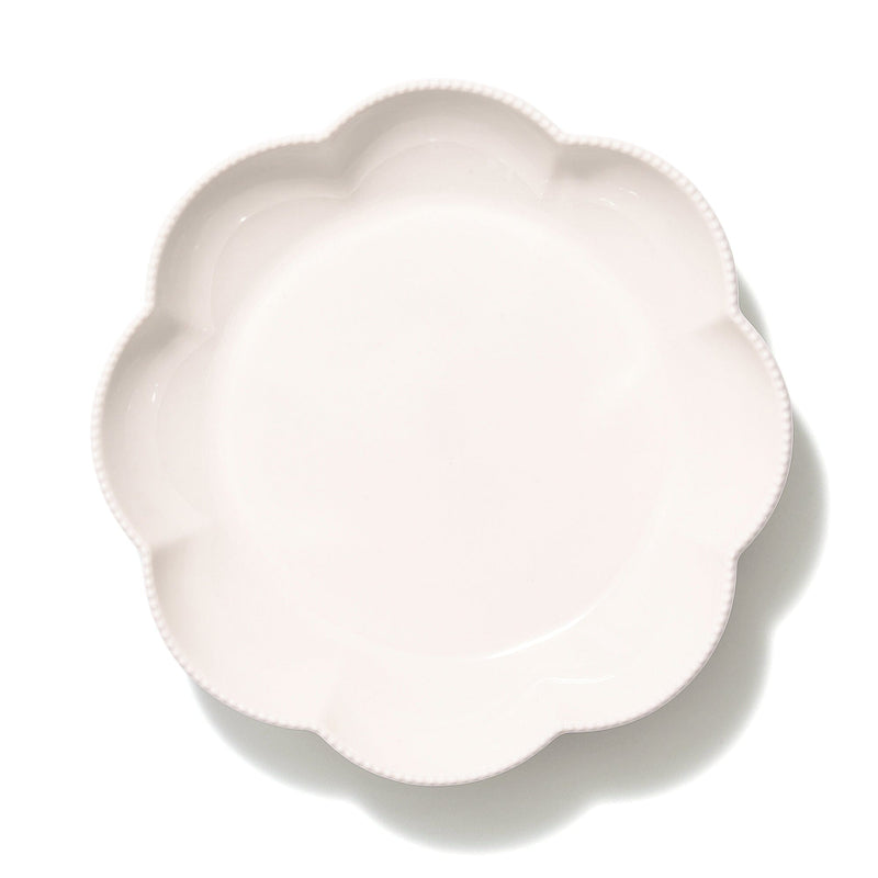 Blanche Deep Plate Flower  White