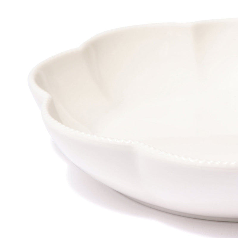 Blanche Deep Plate Flower  White