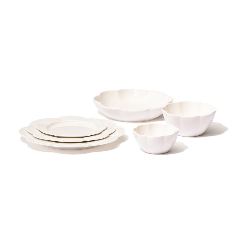 Blanche Deep Plate Flower  White