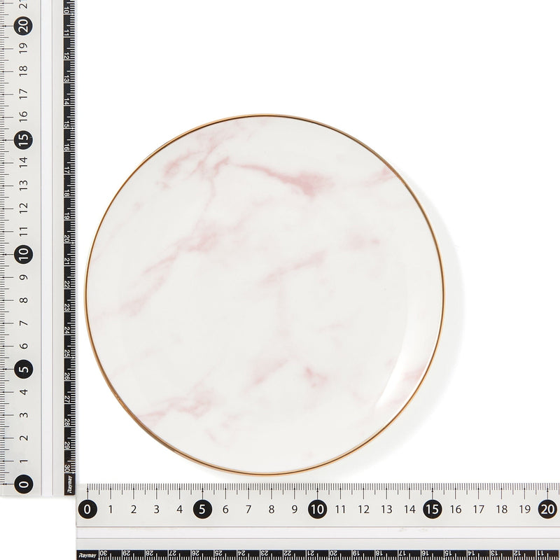 Marble Plate Small Pink