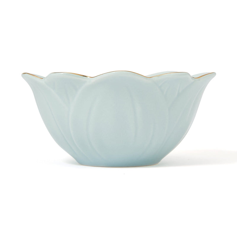 Flower Motif Bowl  Blue