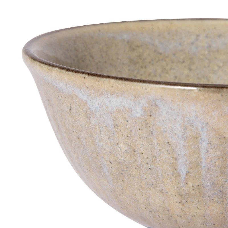 Mino Rice Bowl Shinogi M Beige