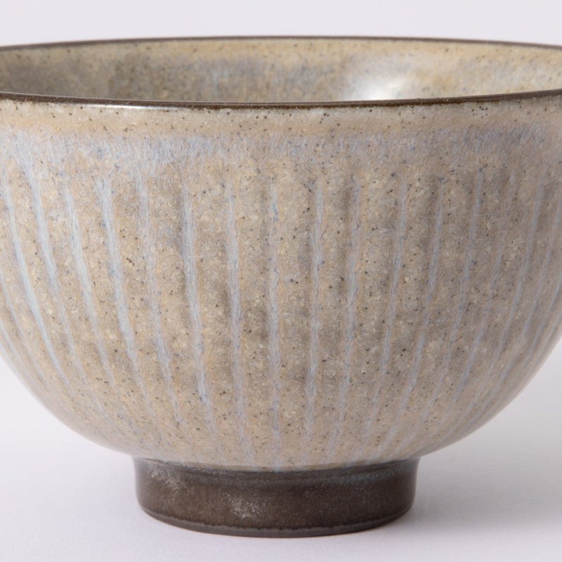 Mino Rice Bowl Shinogi M Beige