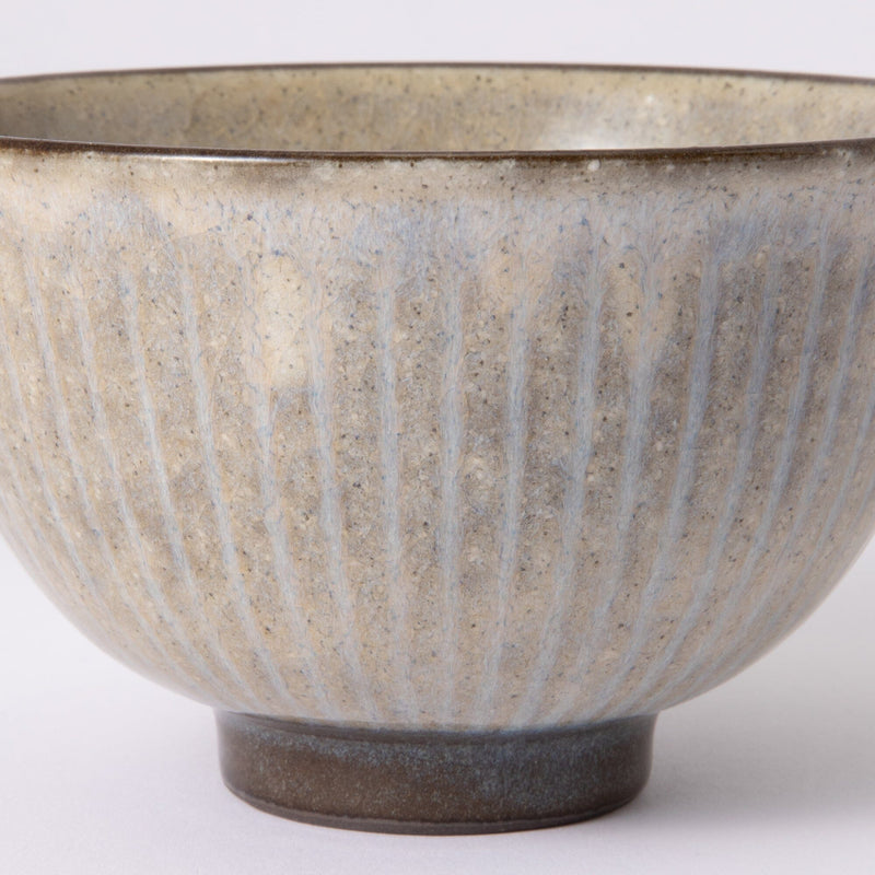 Mino Rice Bowl Shinogi M Beige