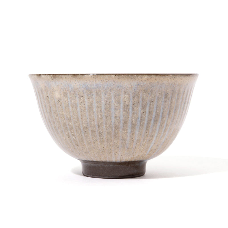 Mino Rice Bowl Shinogi  L Beige