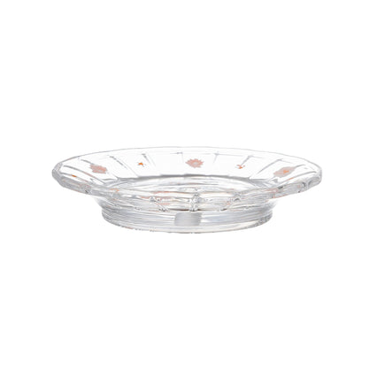FLOWER FRILL GLASS STAND WHITE