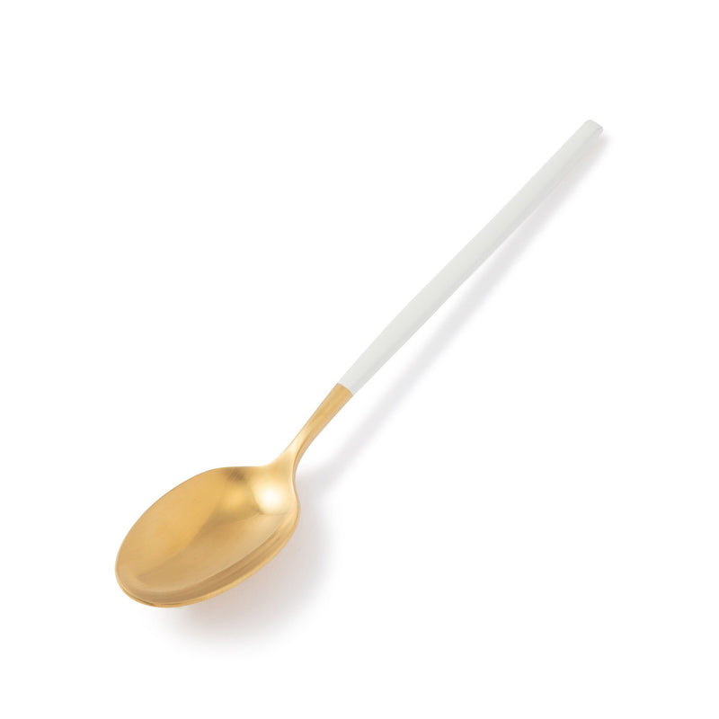 WELLE TEA SPOON GOLD x WHITE