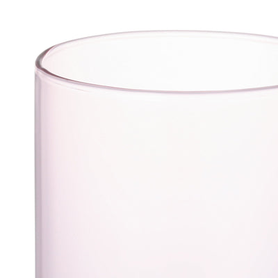 BICOLOR GLASS MUG PINK