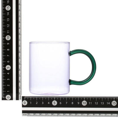 BICOLOR GLASS MUG PURPLE