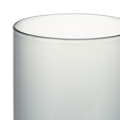 BICOLOR GLASS MUG GRAY