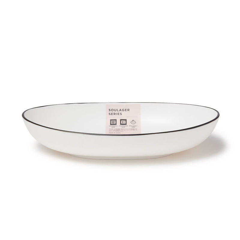 SOULAGER OVAL BOWL WHITE