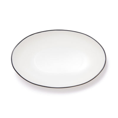 SOULAGER OVAL BOWL WHITE