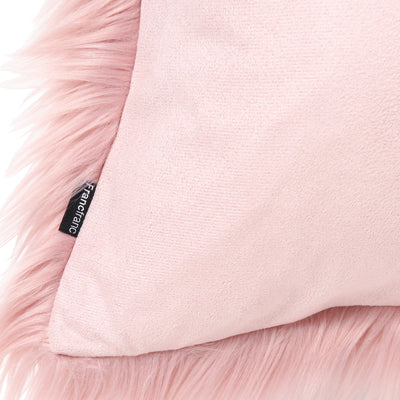 FUR-E CUSHION COVER 450 X 450 PINK