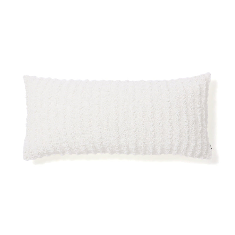 Chiffon Gather Cushion Cover 1000 X 450 White