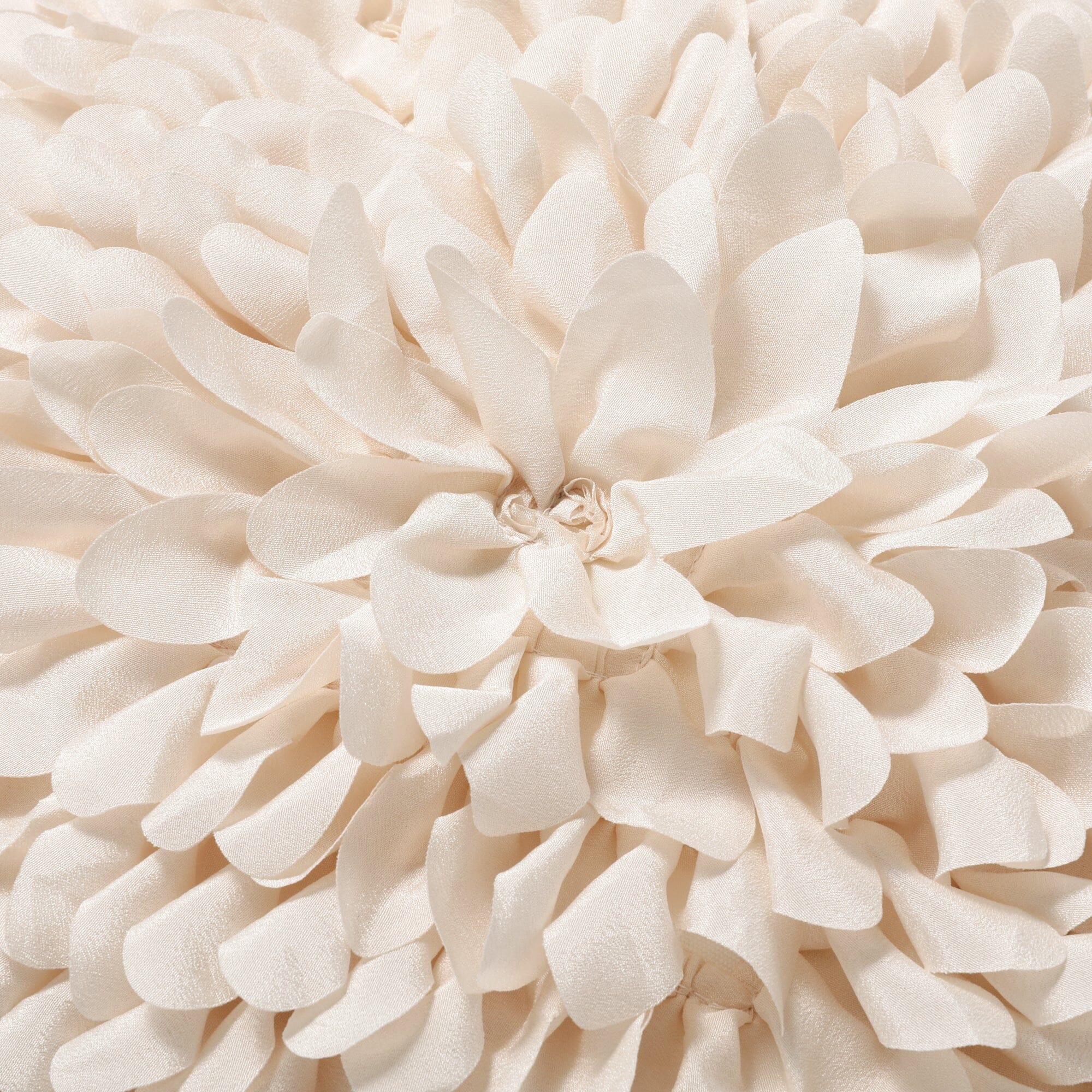 FLOWER APPLIQUE 咕臣套 450 x 450 象牙色