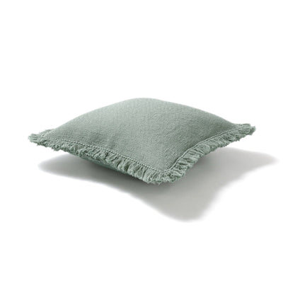 Diamond Fringe Cushion Cover 450 X 450 Green