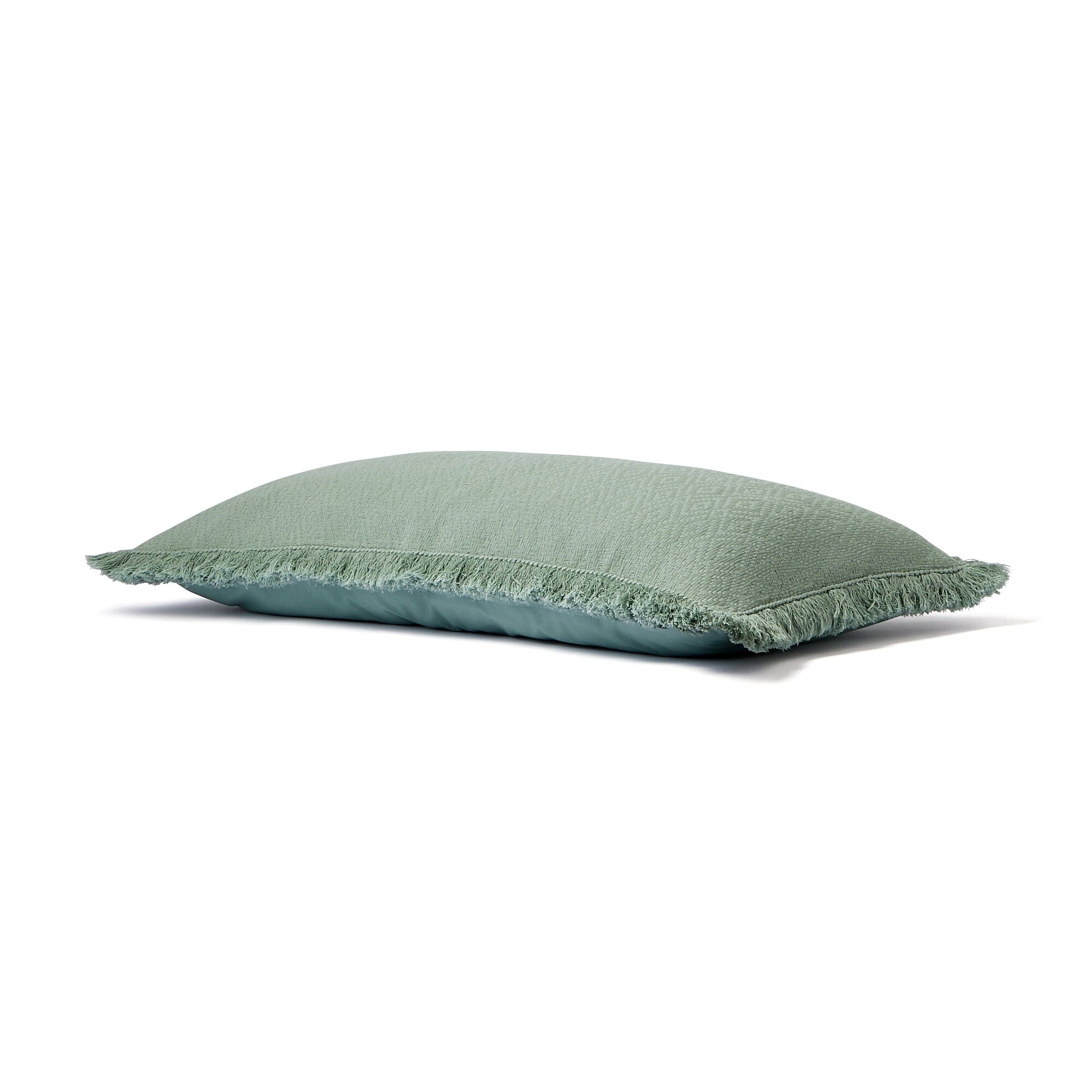 Diamond Fringe Cushion Cover 1000 X 450 Green