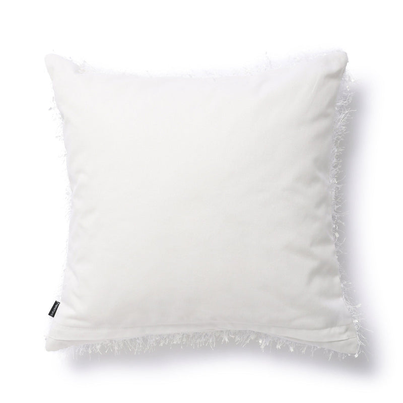 Shaggy Cushion Cover 450 X 450 White