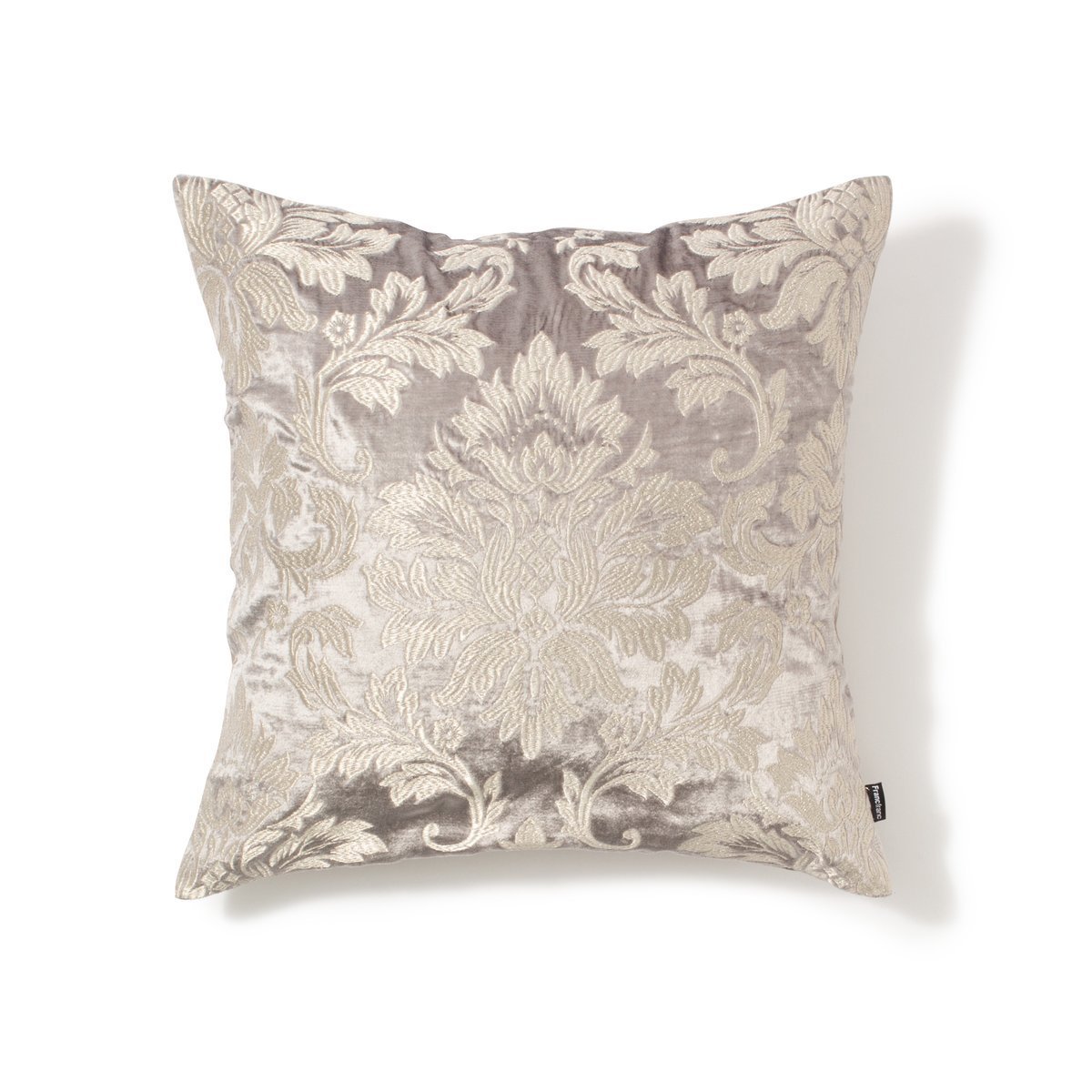 CHARLESEN CUSHION COVER Gray x Silver