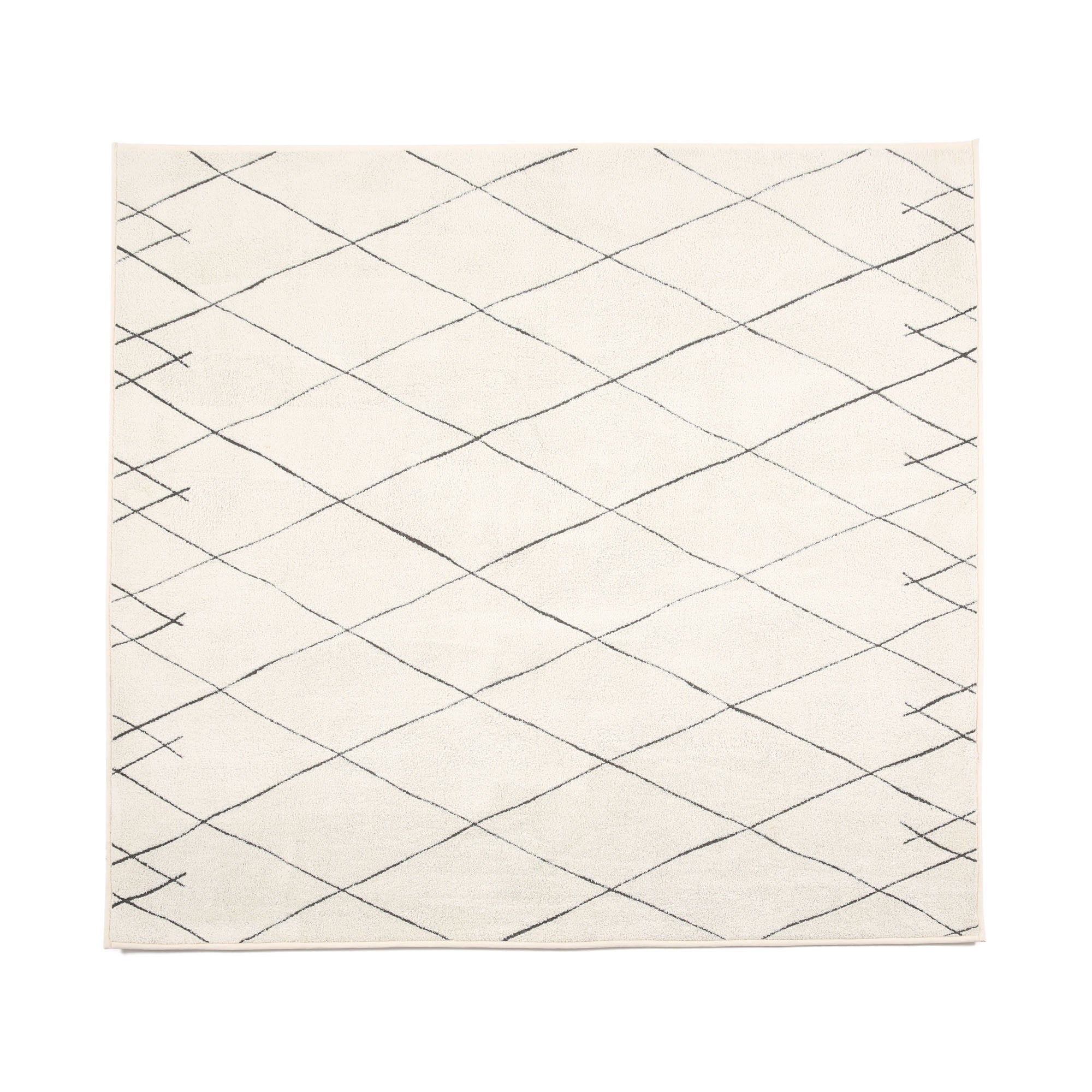 LATTICE HOTCARPET RUG LARGE IVORY 1900×D1900